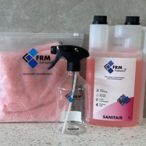 FRM Sanitair spray en droogdroek